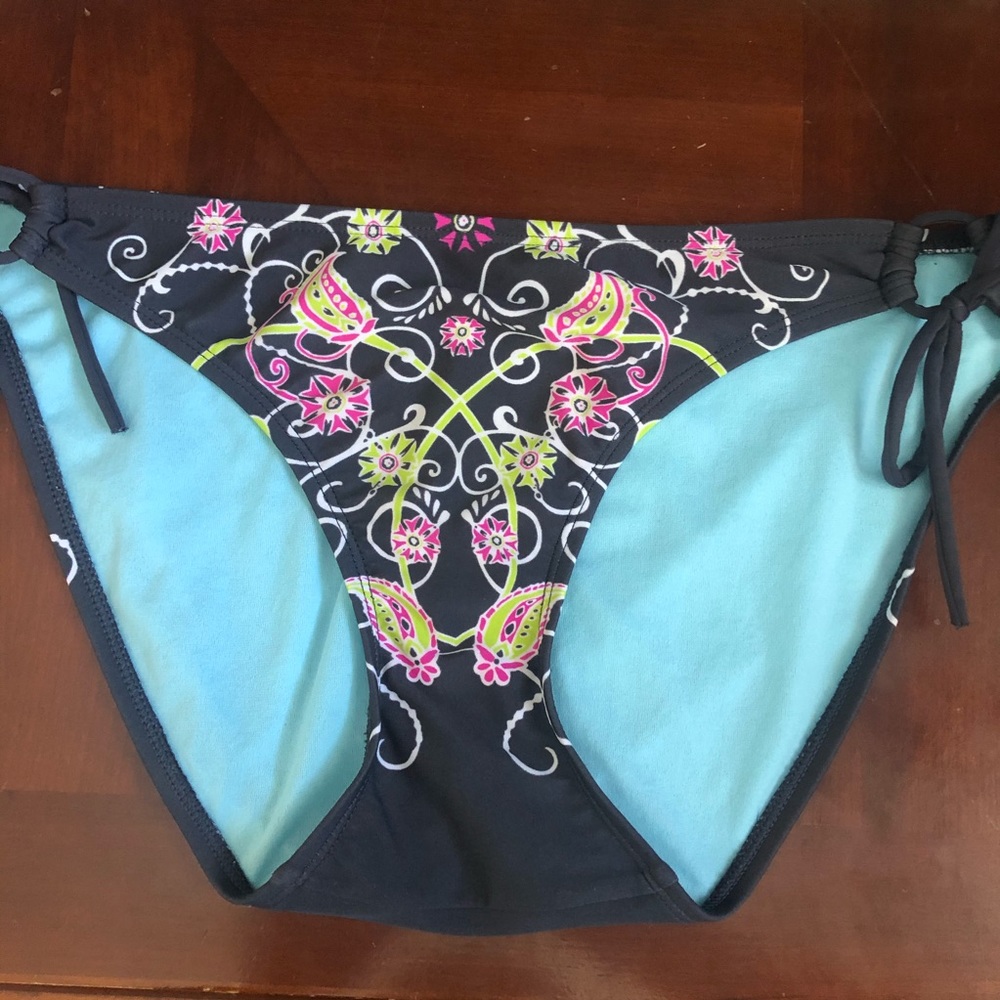 Athleta Paisley Tie Side Bikini Bottoms☀️